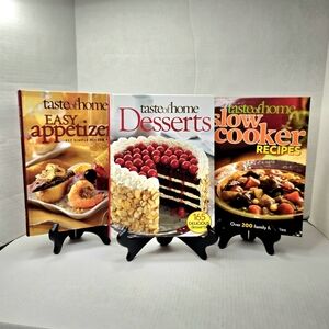 Taste Of Home, Set of Three Cookbooks. Hardback.